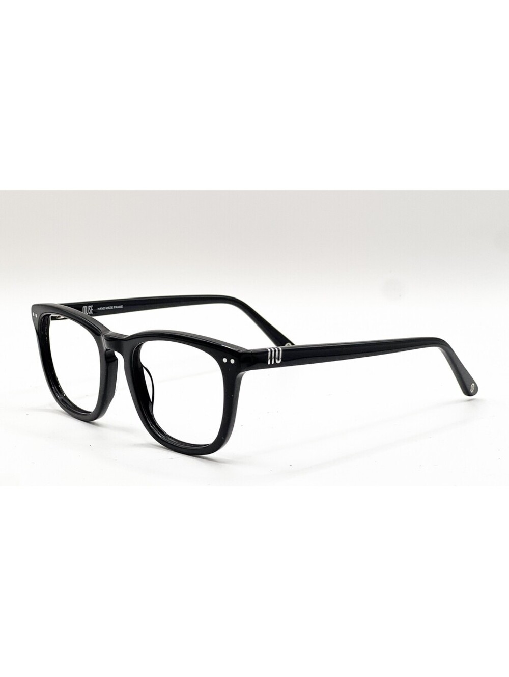 Muse 32-001890 BL Black Square Authentic Eyeglass Frames 49-20-145